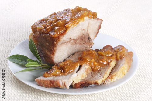 Photo: Roasted pork Roasted pork