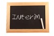 Intérim sur ardoise
