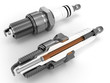 Spark plug slices