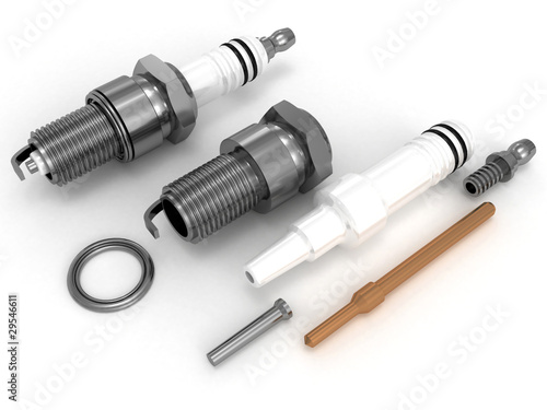 Illustration: Spark plugs design Spark plugs design