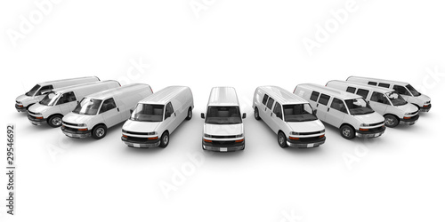 Illustration: Transporter Fuhrpark Transporter Fuhrpark