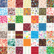 Big set stylish seamless wallpapers
