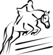 Vector: equestrian sport equestrian sport