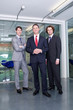 Confident businessmen standing in office