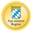 siegel button medallie aus unserer region bayern