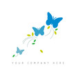 logo picto web marketing papillon pub commerce design icône