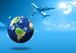 air travel around the globe