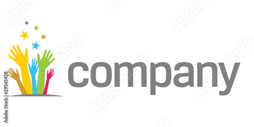 Vector: Holding hands logo for nonprofit company Holding hands logo for nonprofit company