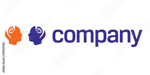 Vector: Human head logo for charity organization Human head logo for charity organization