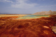 Schwefelablagerungen am Dallol