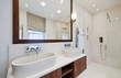 bathroom with double hand wash basin