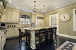Kitchen with center island