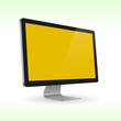 LCD monitor isolated for presentations