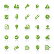 Green Web Icons