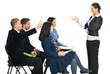 Business people knowledge at seminar