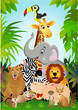 Wild animal cartoon Wild animal cartoon
