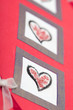 Card with hearts
