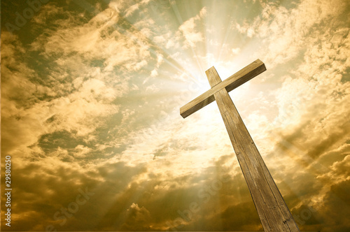 Photo: cross against the sky cross against the sky