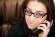 Foto: Businesswoman sitting in office Businesswoman sitting in office