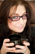 Businesswoman sitting in office