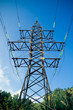 electricity tower and distribution cables