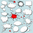 Comics style speech bubbles