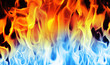 Gas flames background