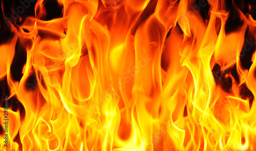 Photo: Fire background Fire background