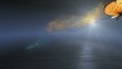 Video: Flying Buttefly on sea and sun background Flying Buttefly on sea and sun background