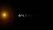 Text mit Licht - Wasser Text mit Licht - Wasser