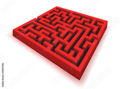 Vektor: VECTOR red maze VECTOR red maze