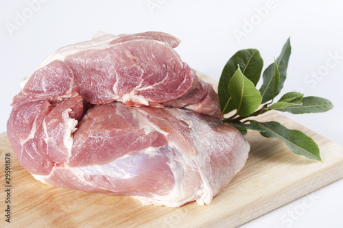 Photo: Raw pork Raw pork