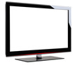 HD Television. Isolated
