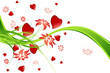 Floral Valentine's day background