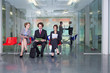 Candidates at a job interview