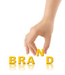 Hand and word Brand Hand and word Brand