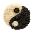 Black and white rice
