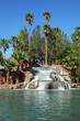 The cascade falls in the tourist centre