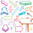 Doodle Arrows. Seamless background. Doodle Arrows. Seamless background.