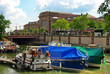 Port fluvial devant la gare à mulhouse. Port fluvial devant la gare à mulhouse.