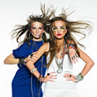 Pretty girls with bijouterie. Fashion photo