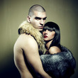 写真: Young attractive couple. Handsome man and sexy woman点 Young attractive couple. Handsome man and sexy woman