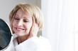 Mature Woman In The Mirror
