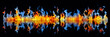 Wide fire reflection
