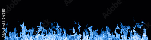 Photo: wide blue fire wide blue fire