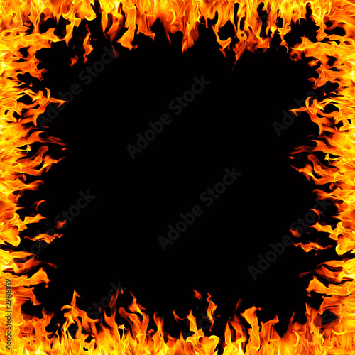 Photo: Fire border Fire border