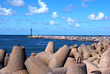Piers in ports protects the vessels from the waves