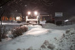 bobcat removing snow