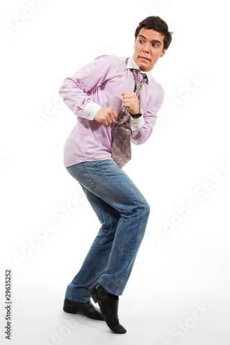 Photo: A man walking by stealth A man walking by stealth