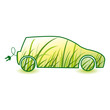 Voiture électrique et nature Voiture électrique et nature